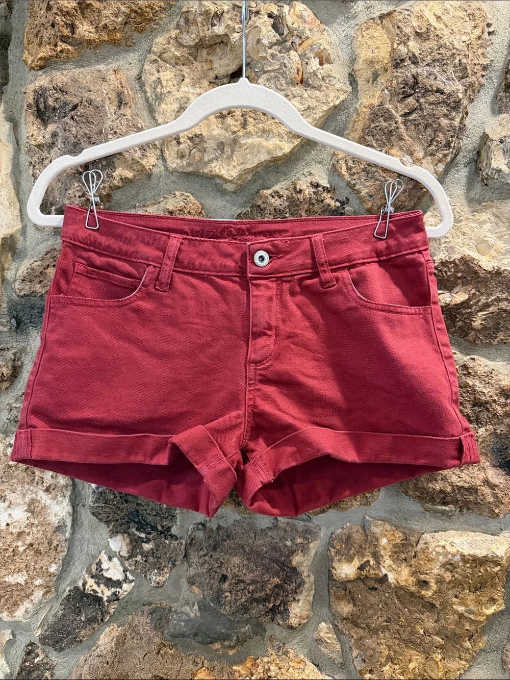 Arizona jeans shorts cuffed denim